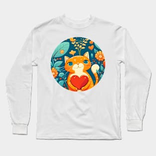 You're The Cat Meow Of My Heart - Love Cats Long Sleeve T-Shirt